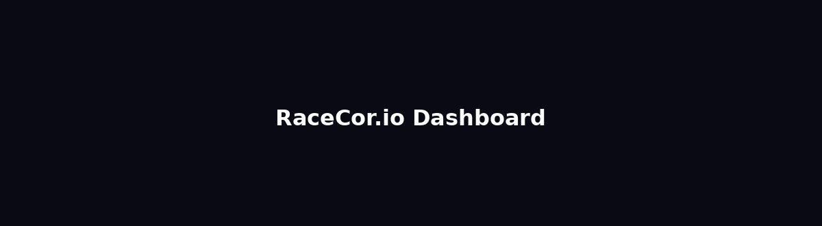 RaceCor.io Dashboard